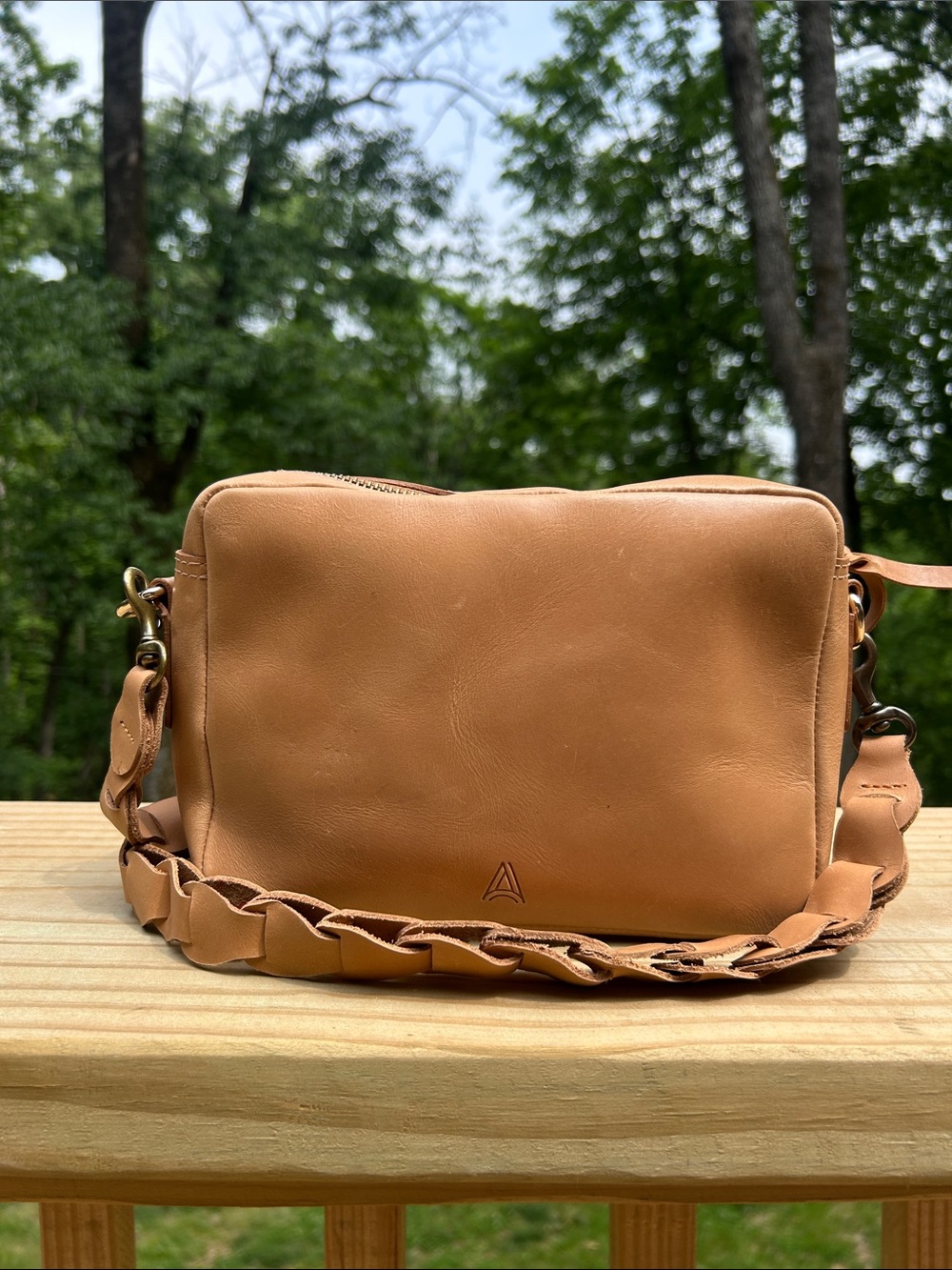 ABLE • Aurora Crossbody Cognac